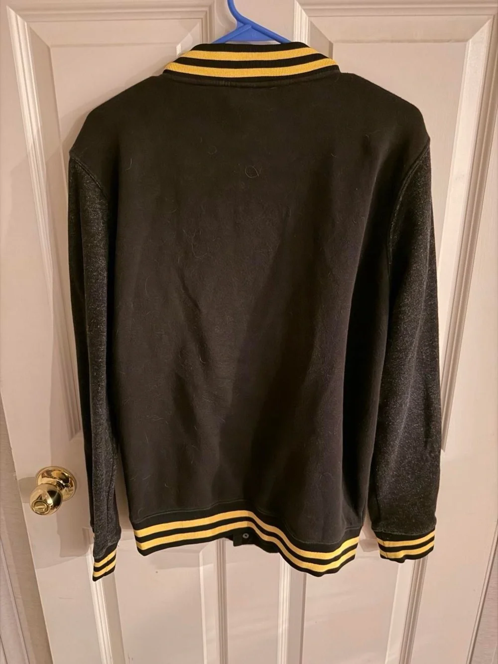 Batman Black Jacket with Yellow Trim